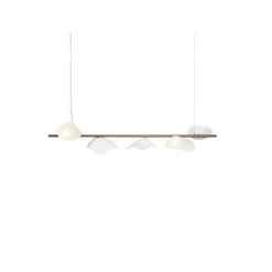 Best Nuura Florii 5 Linear takpendel Bronse/Hvit