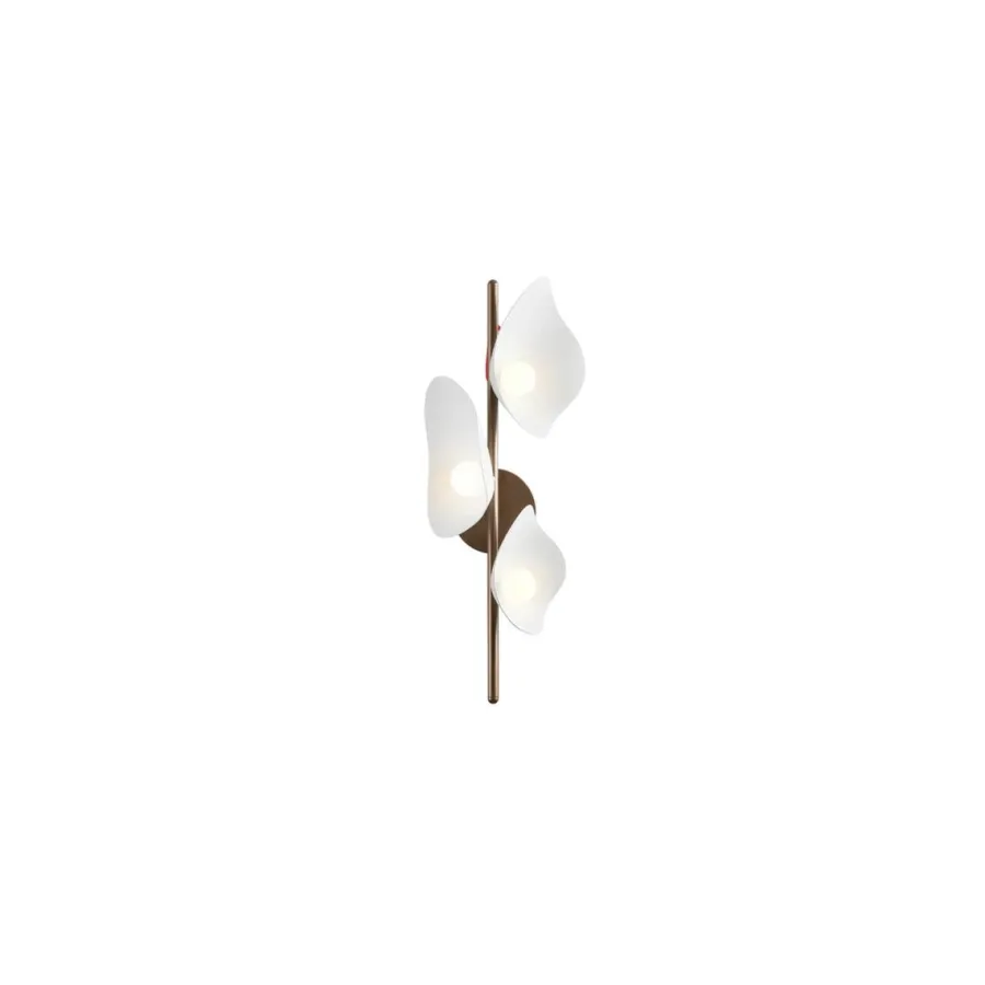 Clearance Nuura Florii 3 vegglampe Bronse/Hvit