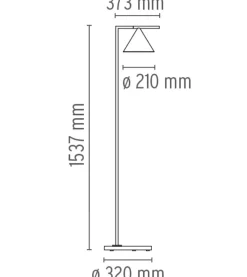 Sale Flos Captain Flint gulvlampe