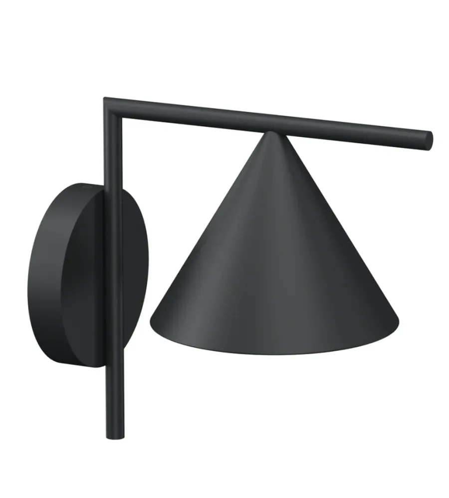 Sale Flos Captain Flint utendørs vegglampe - Svart