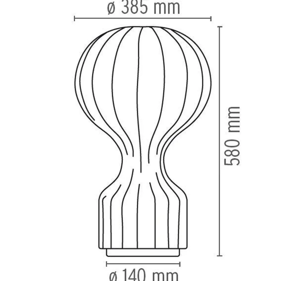 Clearance Flos Gatto bordlampe Hvit