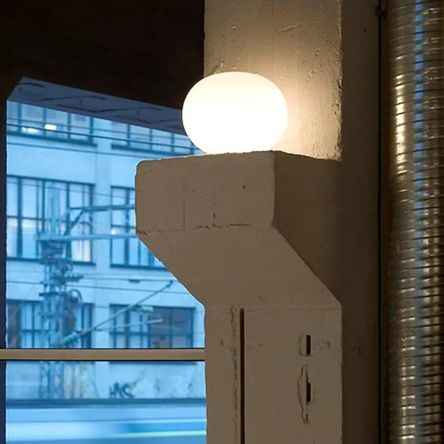 Online Flos Glo-Ball Basic 1 bordlampe - 33cm - med dimmer Opal