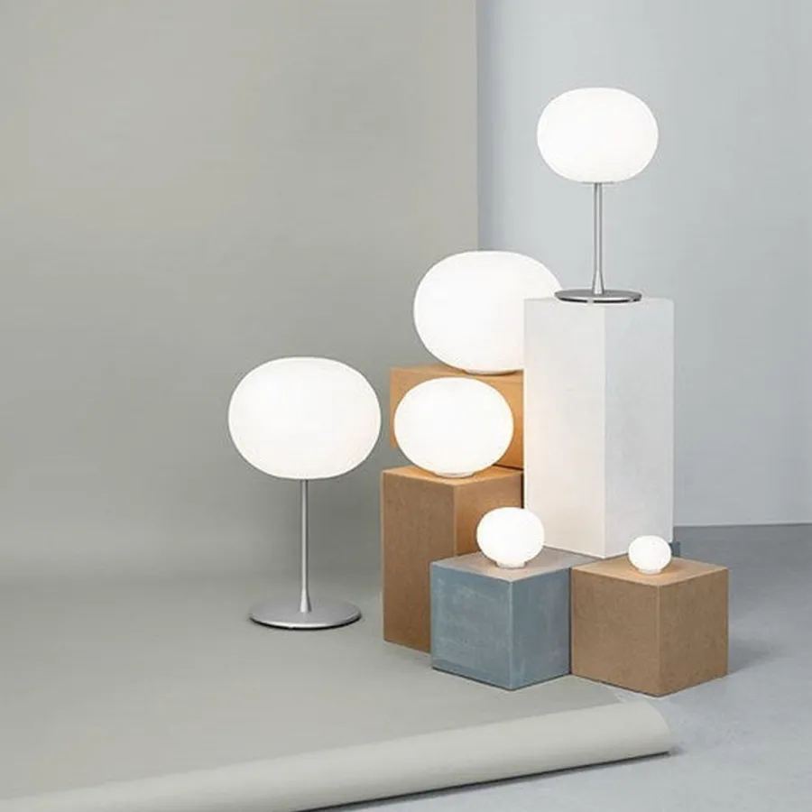 New Flos Glo-Ball Basic Zero bordlampe 19cm - med dimmer Opal