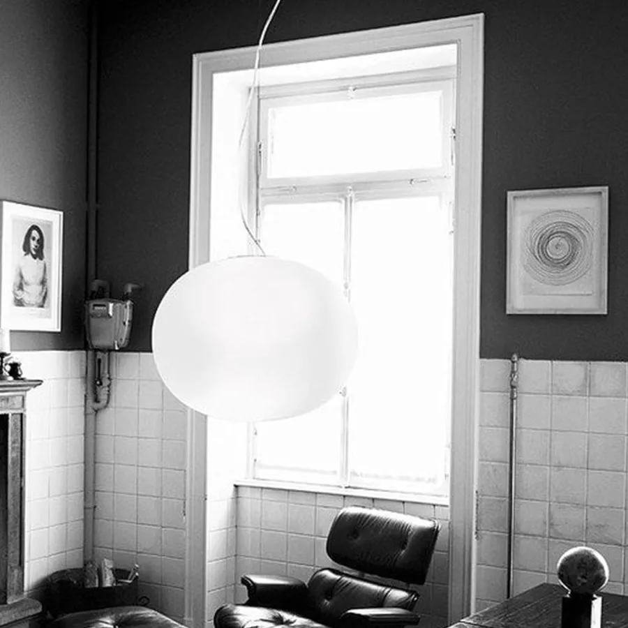 Outlet Flos Glo-Ball S1 taklampe - 33cm Opal