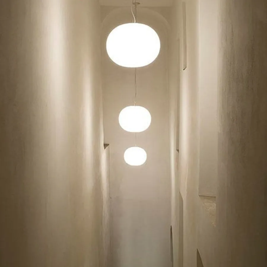 Outlet Flos Glo-Ball S1 taklampe - 33cm Opal