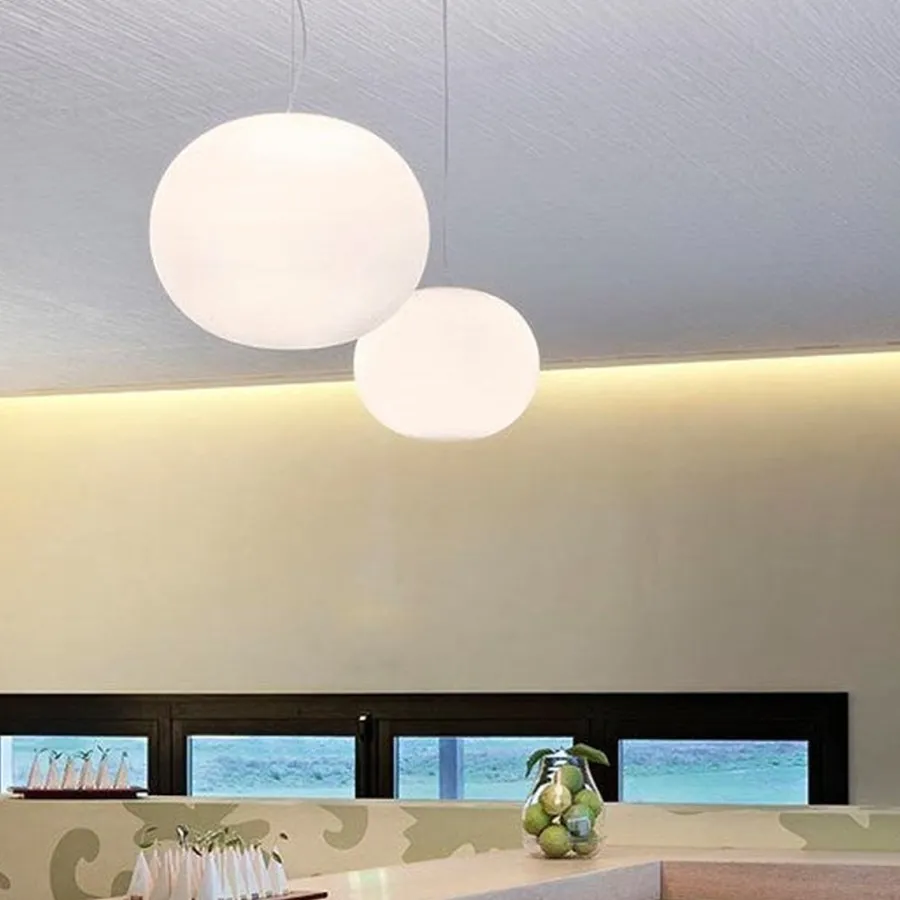 Outlet Flos Glo-Ball S1 taklampe - 33cm Opal