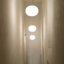 Flos Glo-Ball S2 taklampe - 45cm Opal