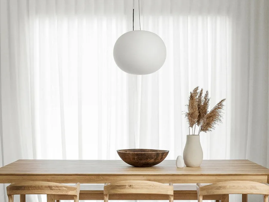 Flos Glo-Ball S2 taklampe - 45cm Opal