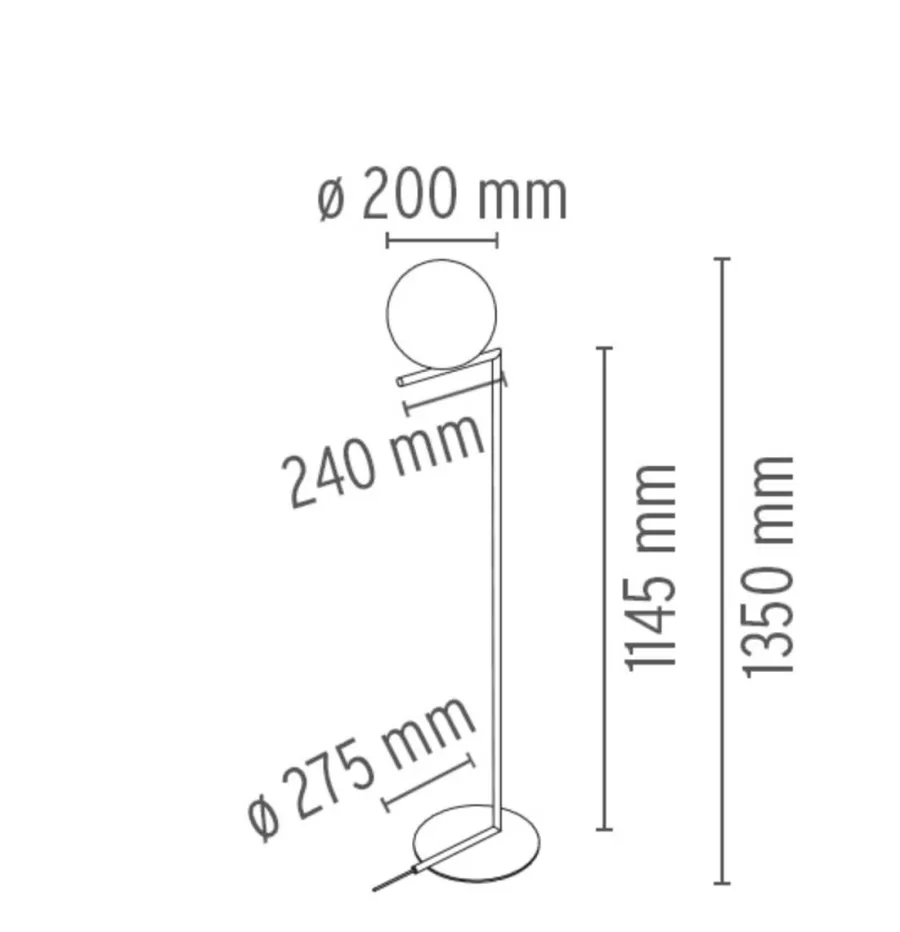 Hot Flos IC F1 gulvlampe