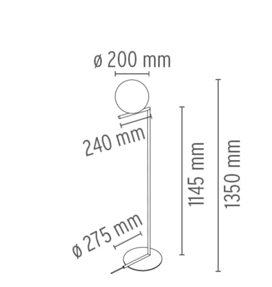 Hot Flos IC F1 gulvlampe