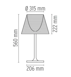 Discount Flos K Tribe T1 bordlampe