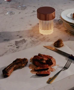 Flos Last Order Riflet oppladbar bordlampe
