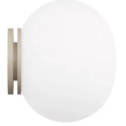 Best Flos Mini Glo-Ball C/W tak/vegg Opal