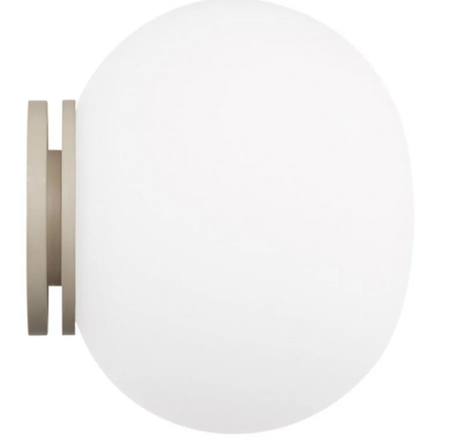 Best Flos Mini Glo-Ball C/W tak/vegg Opal