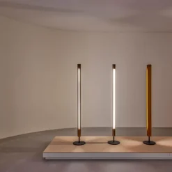 Flos Seki-Han gulvlampe Tre/Svart