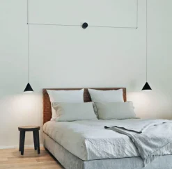 Clearance Flos String Light taklampe - Sphere - 22m Svart