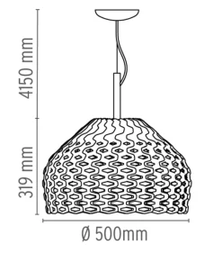 Sale Flos Tatou S2 taklampe - Hvit
