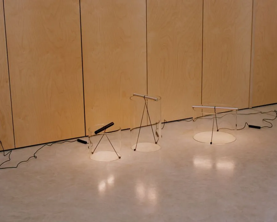 Flos To Tie T3 bordlampe Svart / Klart