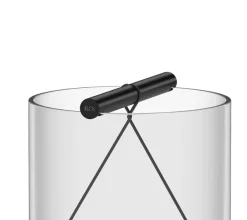 Outlet Flos To Tie T2 bordlampe Svart / Klart