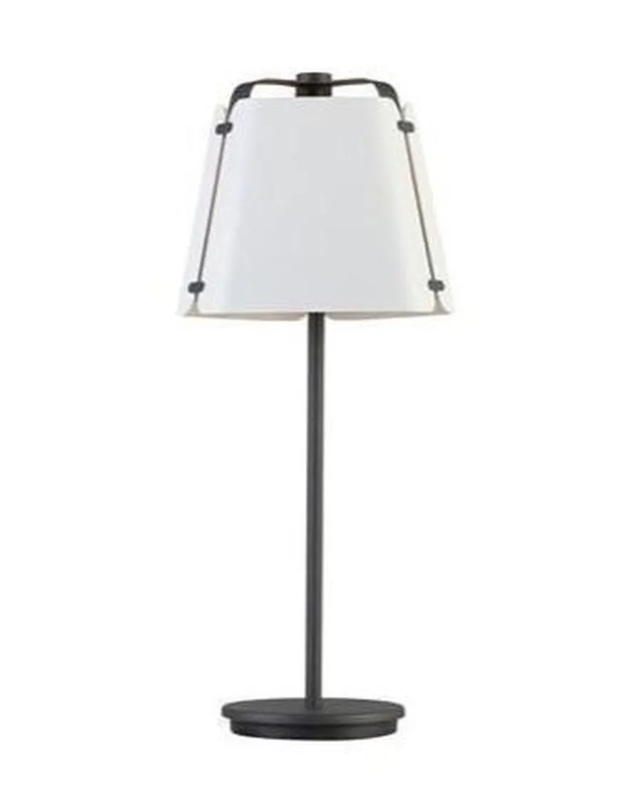 New Belid Fold bordlampe - Antrasitt/Hvit struktur Grå