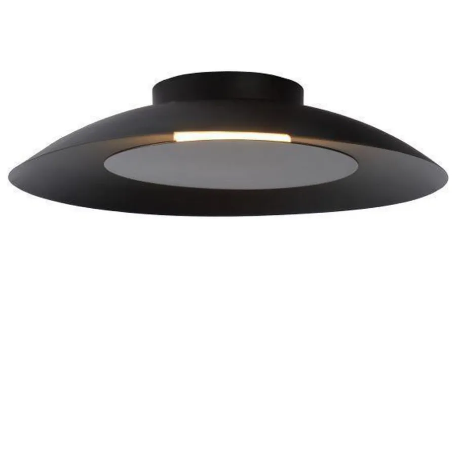 Hot Lucide Foskal taklampe 34,5 cm 12W 2700 Kelvin Svart