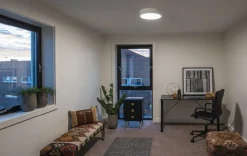 Sg Armaturen As Frame round vegg/taklampe 7W 3000 Kelvin IP66 Dimbar