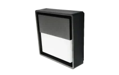 New Sg Armaturen As Frame square vegglampe 7W 3000 Kelvin IP66 Dimbar Svart