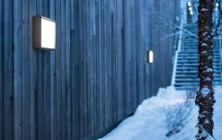 Outlet Sg Armaturen As Frame vegg/taklampe 8W LED m/sensor Grafitt