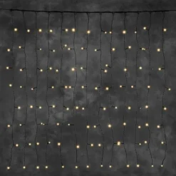Sale Konstsmide Gardinslynge 1m x 1m - LED - 31V system Amber