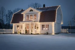 Sale Konstsmide Gardinslynge 1m x 1m - LED - 31V system Amber