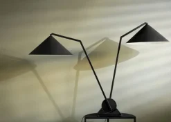 Clearance Northern Gear bordlampe dobbel Svart