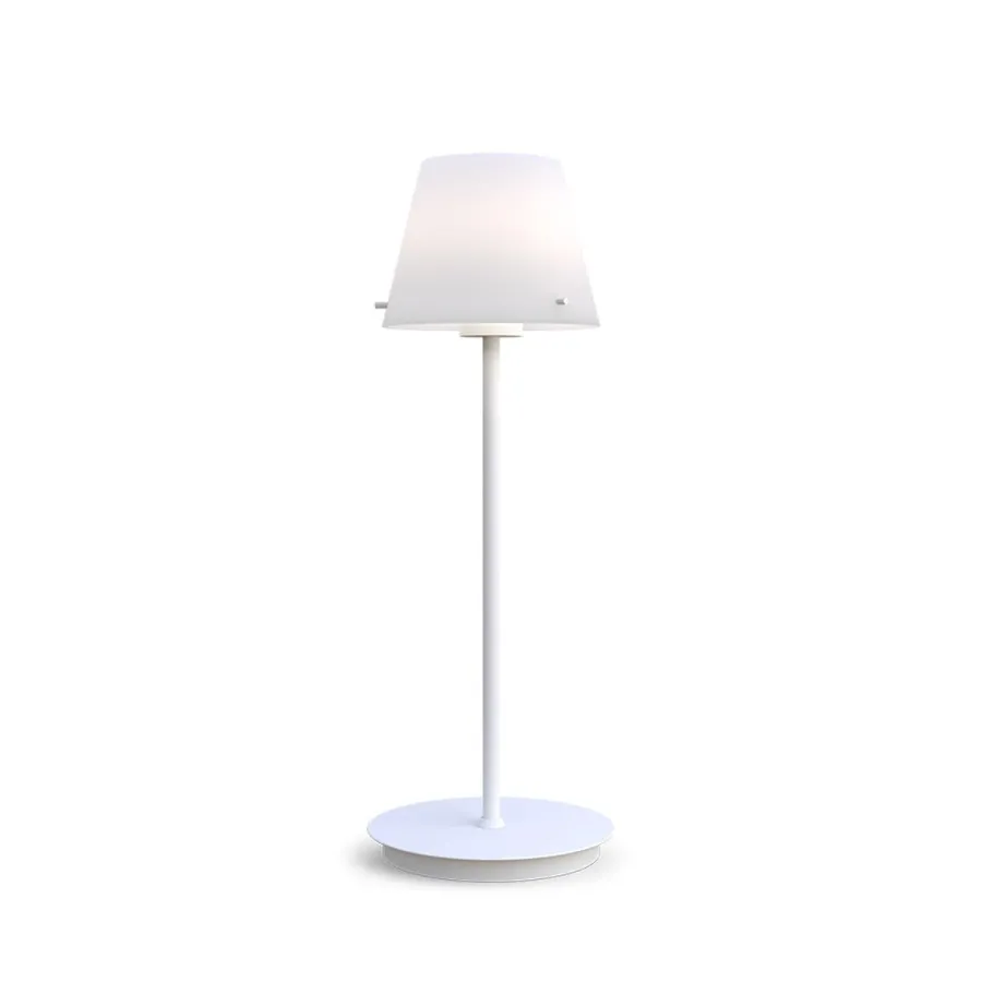 Discount Herstal Gil bordlampe 33,5 cm - Opal/ Hvit