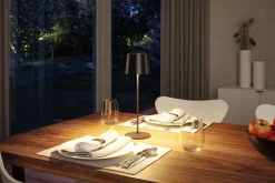 New Paulmann Gilo portabel bordlampe oppladbar 2,8W 2700 Kelvin IP44