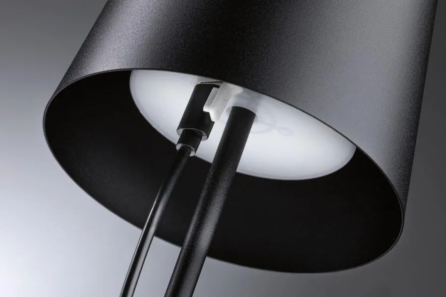 New Paulmann Gilo portabel bordlampe oppladbar 2,8W 2700 Kelvin IP44