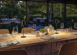 New Paulmann Gilo portabel bordlampe oppladbar 2,8W 2700 Kelvin IP44