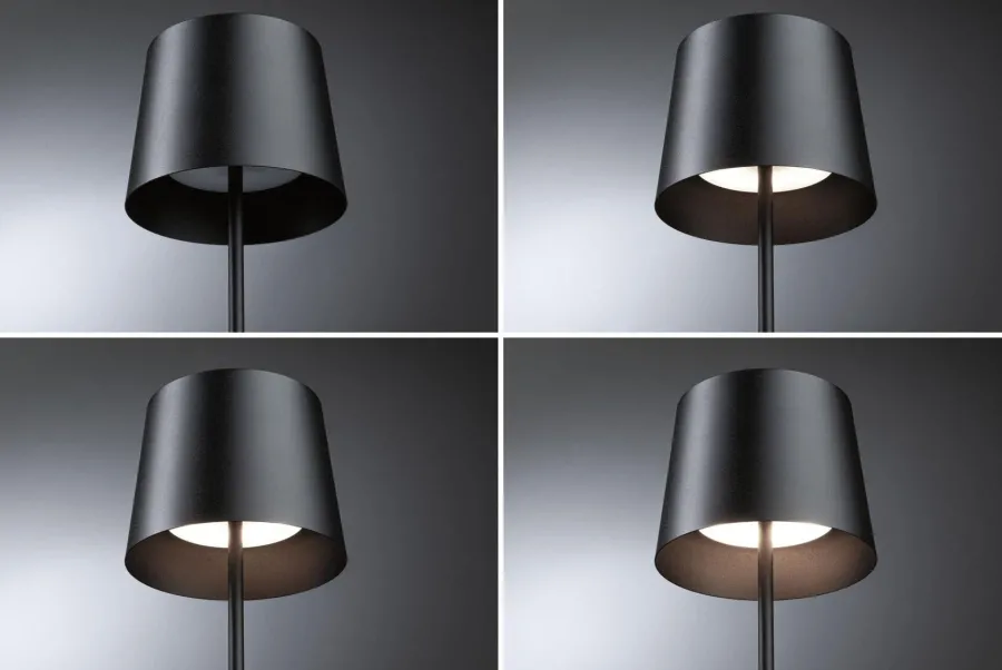 New Paulmann Gilo portabel bordlampe oppladbar 2,8W 2700 Kelvin IP44