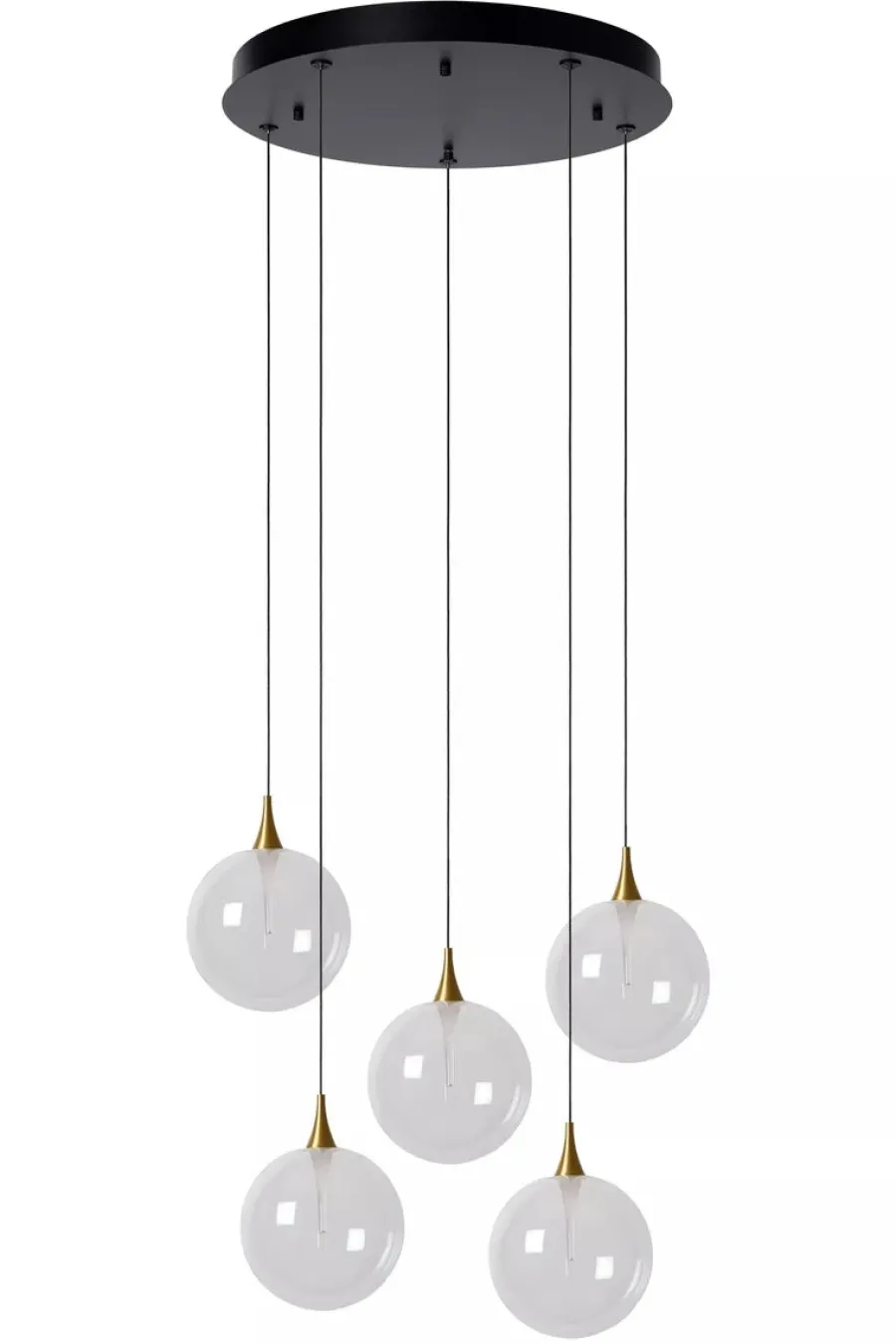Discount Lucide Gisela takpendel 48 cm 5 x 3,8W 2700 Kelvin - Dimbar Klar