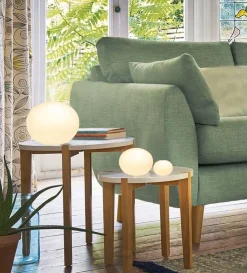 Clearance Lightup Globus bordlampe 13 cm - Hvit