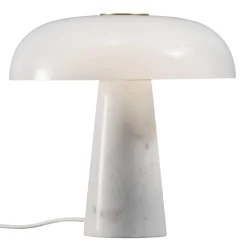 Sale DFTP Glossy bordlampe Marmor - Opalhvit Messing / Hvit