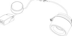 NorDesign Glow K1 100 recessed downlight 13W 2700/3000 kelvin
