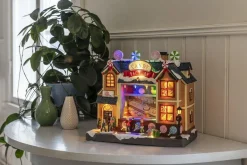 Discount Konstsmide Godterifabrikk 26,5 cm 16 LED Flerfarget