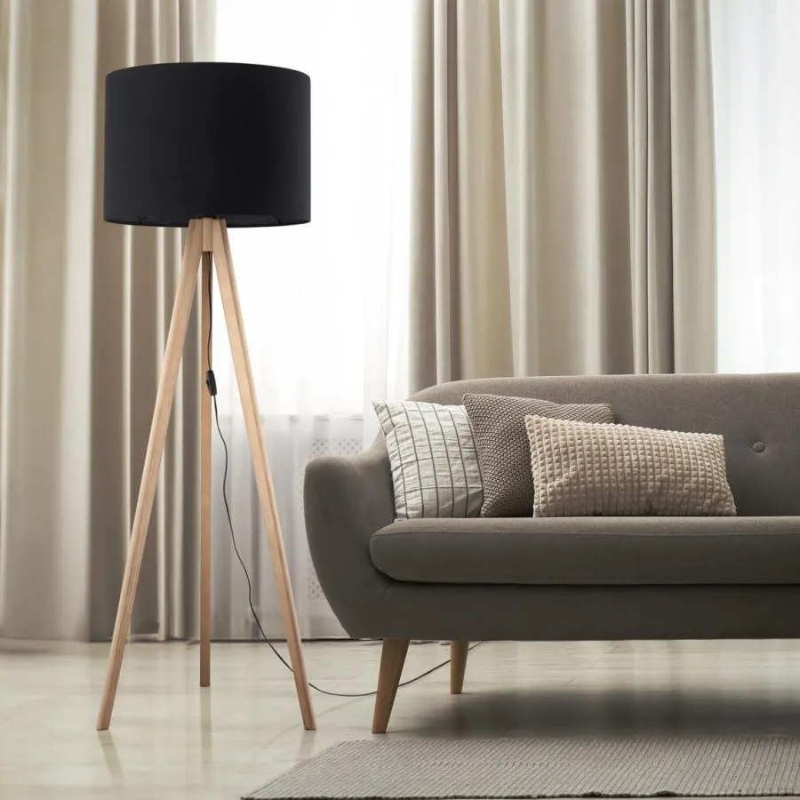 Outlet TK Lighting Grand gulvlampe - Furu