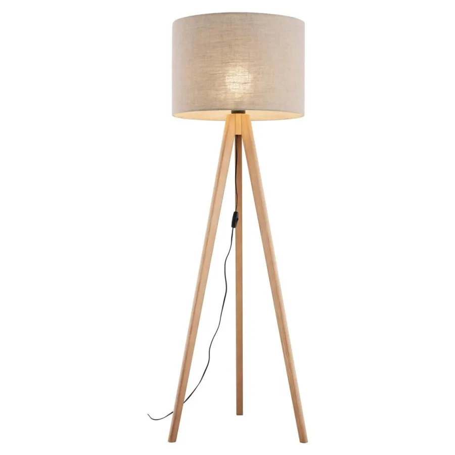 Outlet TK Lighting Grand gulvlampe - Furu