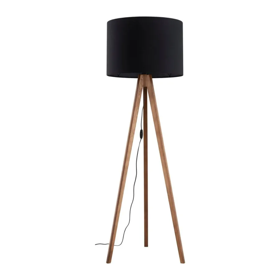 Outlet TK Lighting Grand gulvlampe - Valnøtt