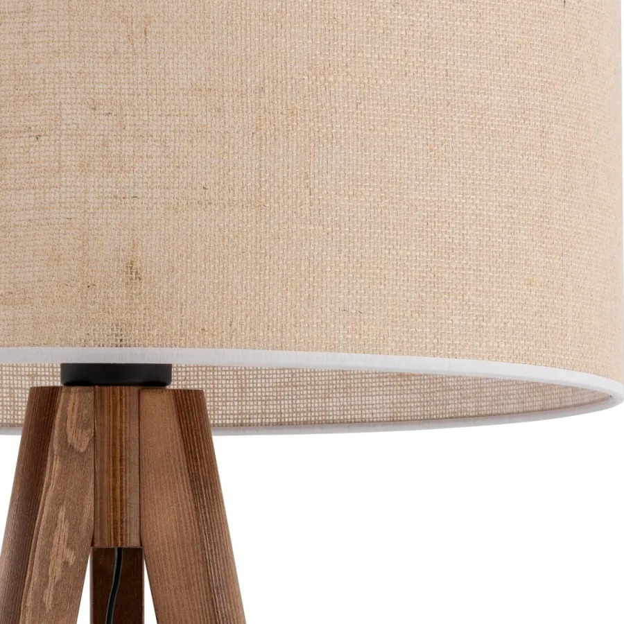 Outlet TK Lighting Grand gulvlampe - Valnøtt