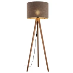 Outlet TK Lighting Grand gulvlampe - Valnøtt