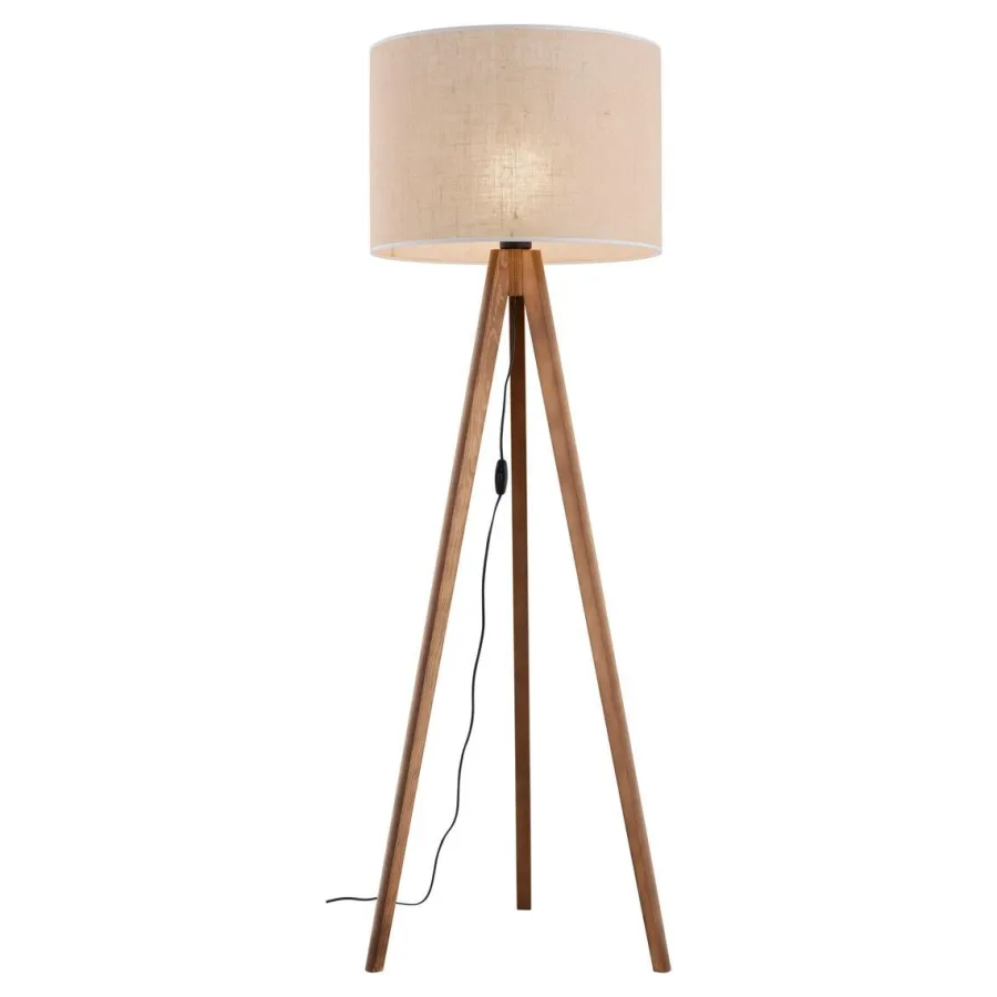 Outlet TK Lighting Grand gulvlampe - Valnøtt