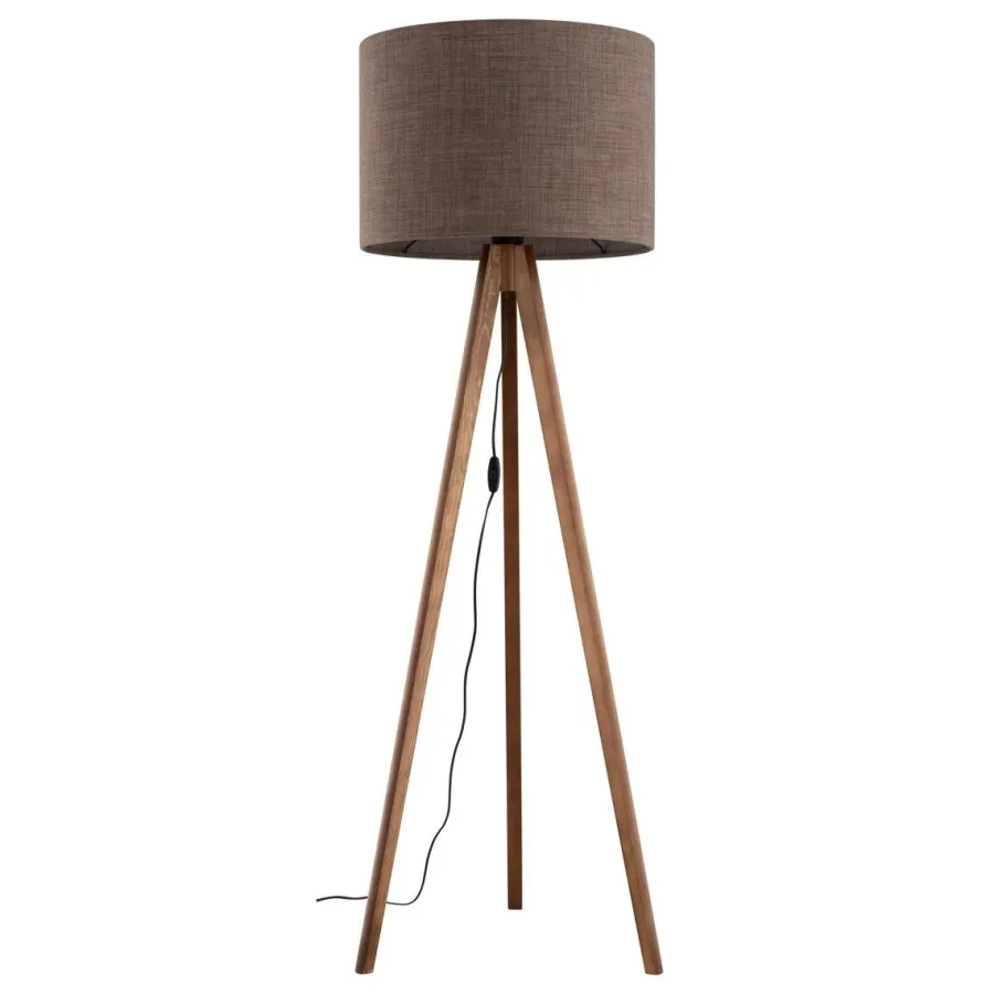 Outlet TK Lighting Grand gulvlampe - Valnøtt