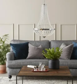 Outlet Marksløjd Gransø lyskrone IP44 - - Krom