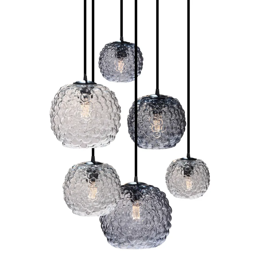 Outlet Halo Designs Grape takpendel 15 cm - Klar